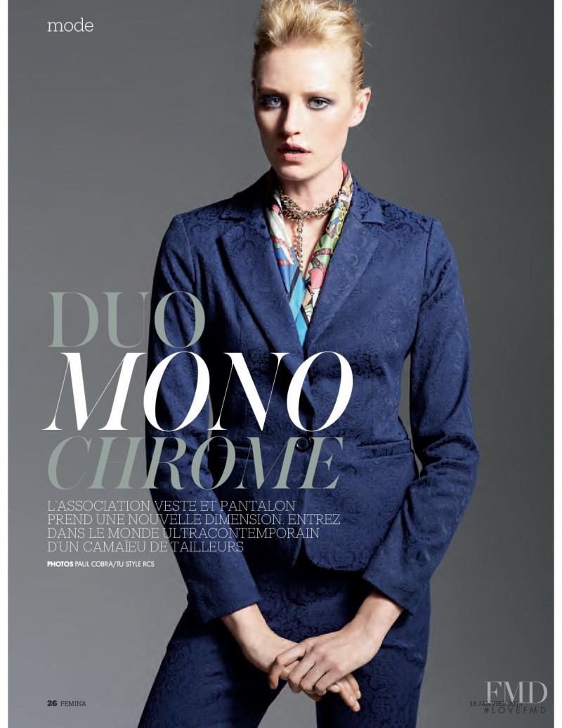 Shona Lee Gal featured in Duo Mono Chrome, January 2015