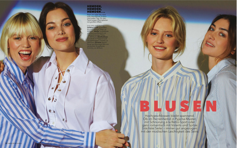 Shona Lee Gal featured in Die Neue Mode, March 2016