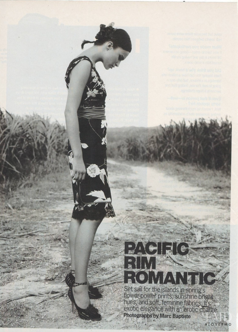 Ljupka Gojic featured in Pacific Rim Romantic, April 2001