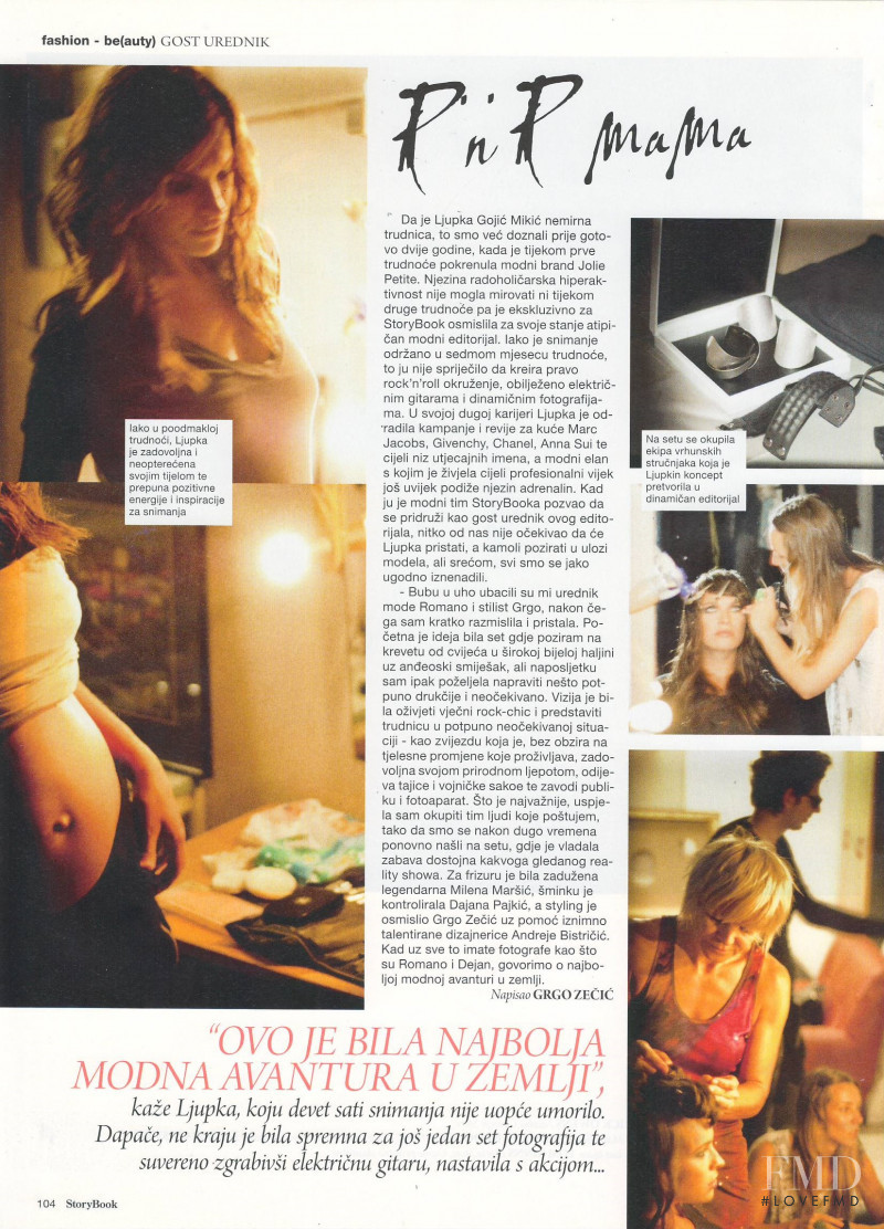 Ljupka Gojic featured in Moda, September 2011