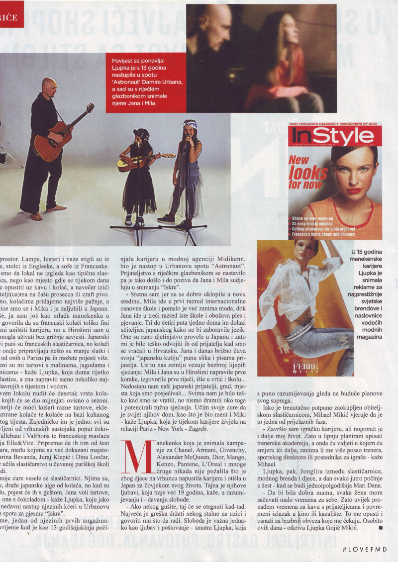 Ljupka Gojic featured in Slatki Zivot, May 2019