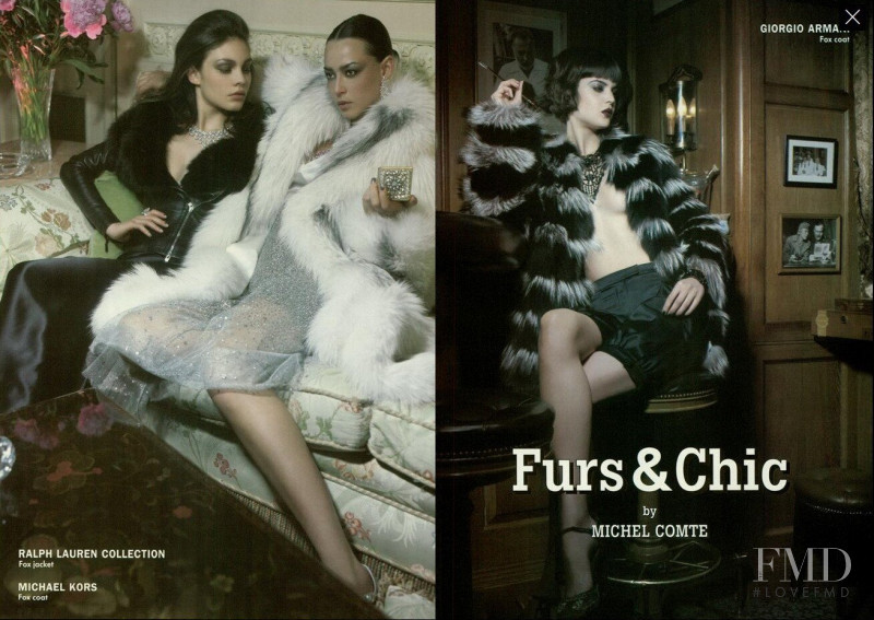 Ljupka Gojic featured in Furs & Chic, September 2005