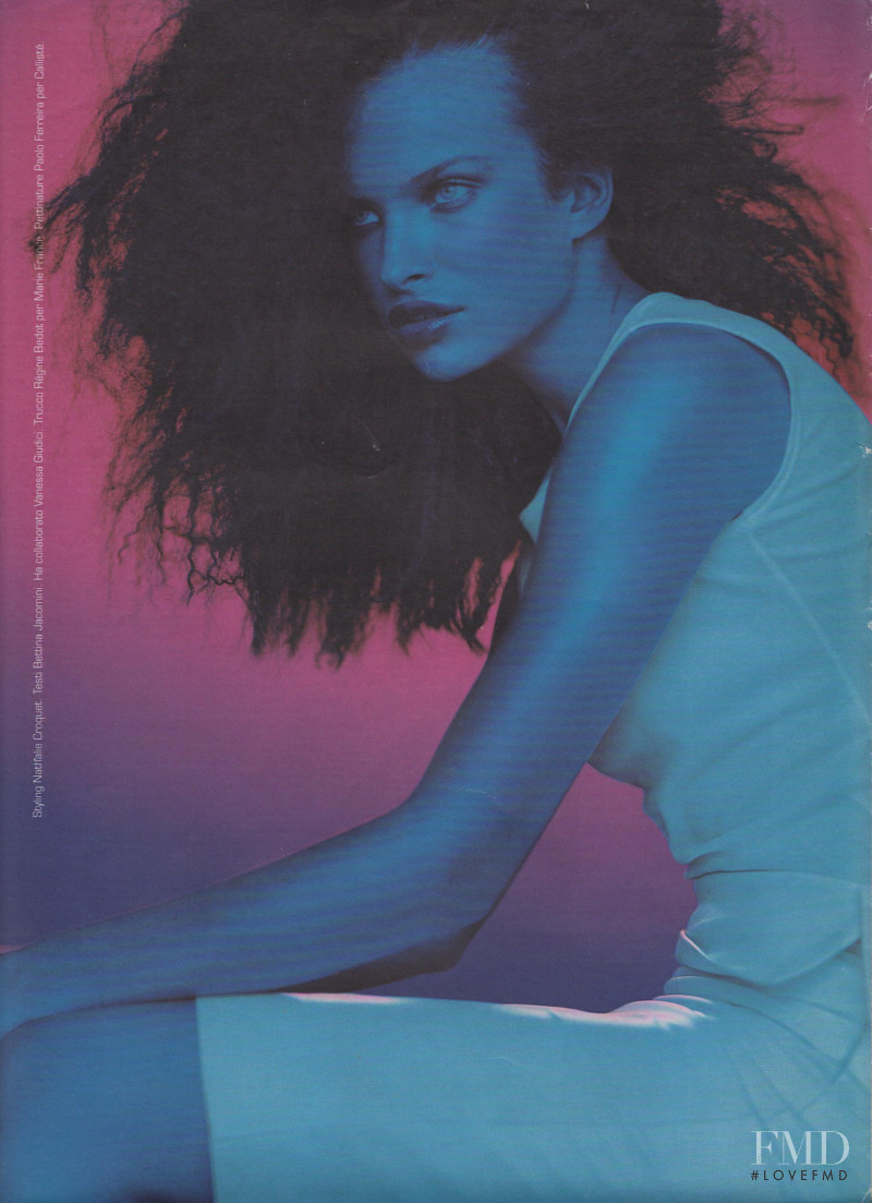 Ljupka Gojic featured in Essential White, March 1998