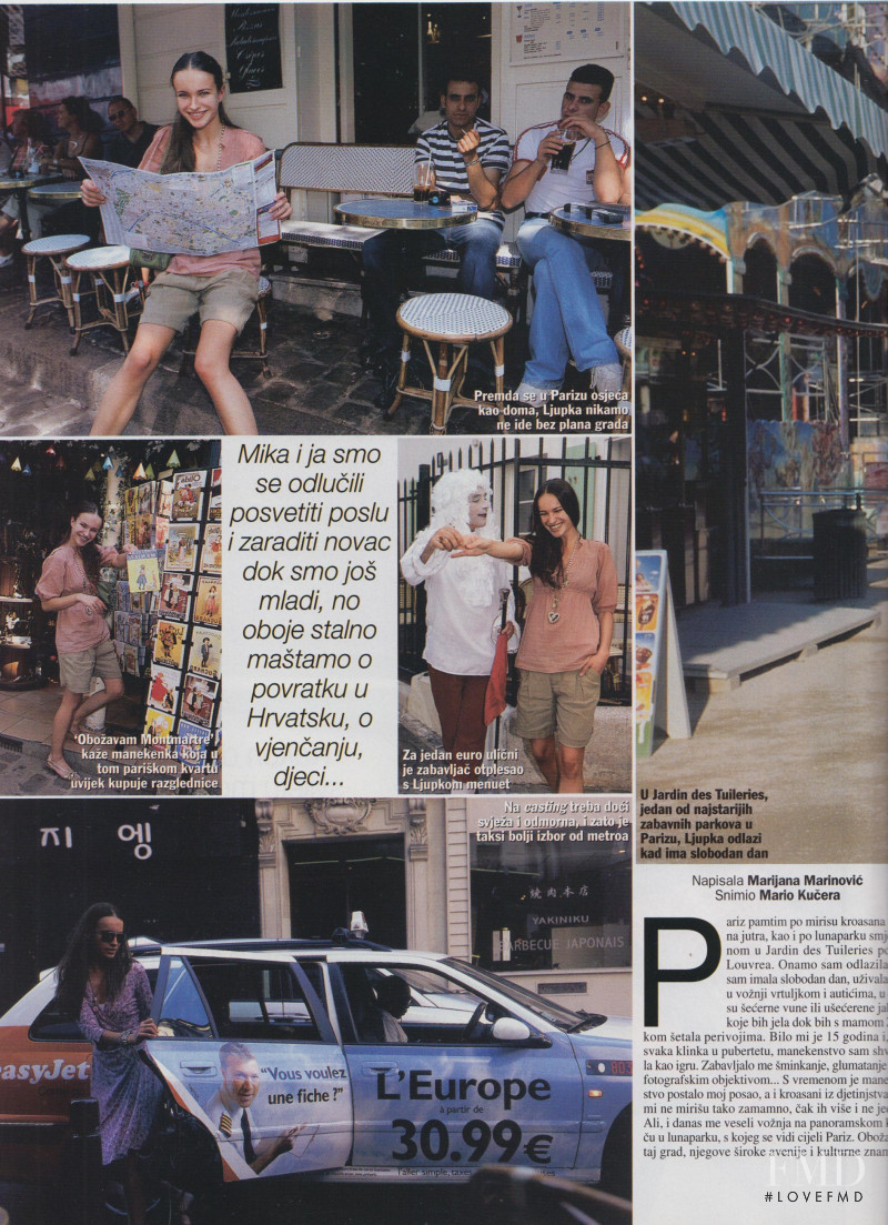 Ljupka Gojic featured in Vruce Ljeto na obali Seine, July 2005