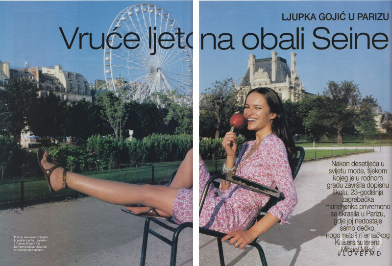 Ljupka Gojic featured in Vruce Ljeto na obali Seine, July 2005