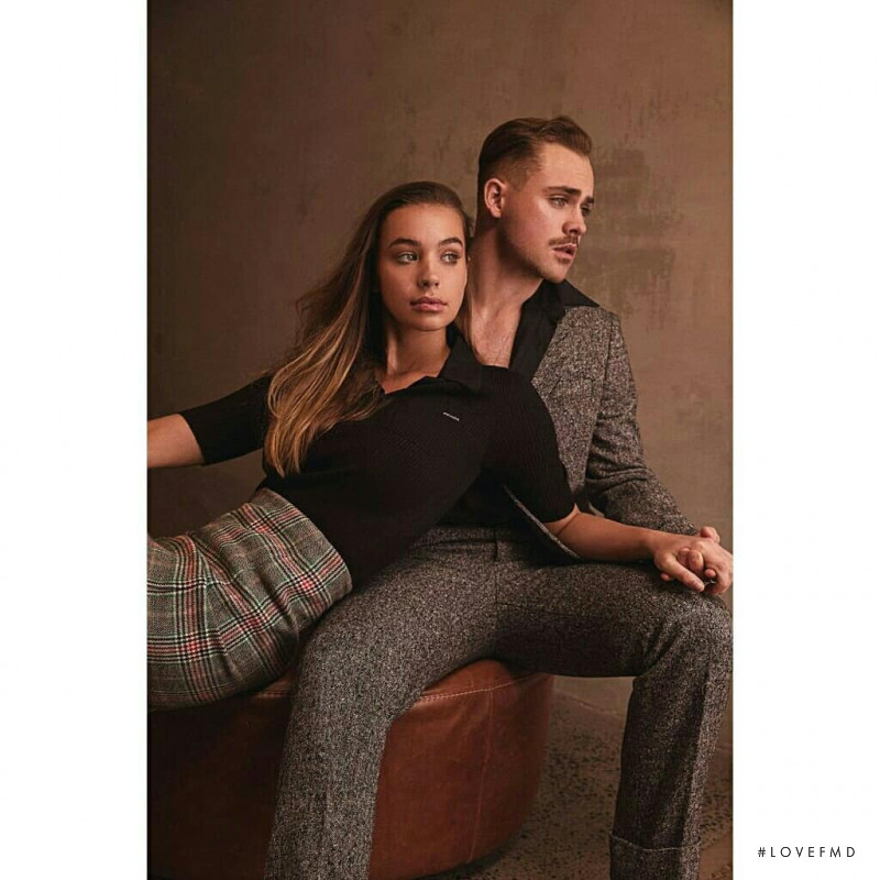 Dacre Montgomery and Liv Pollock, July 2020