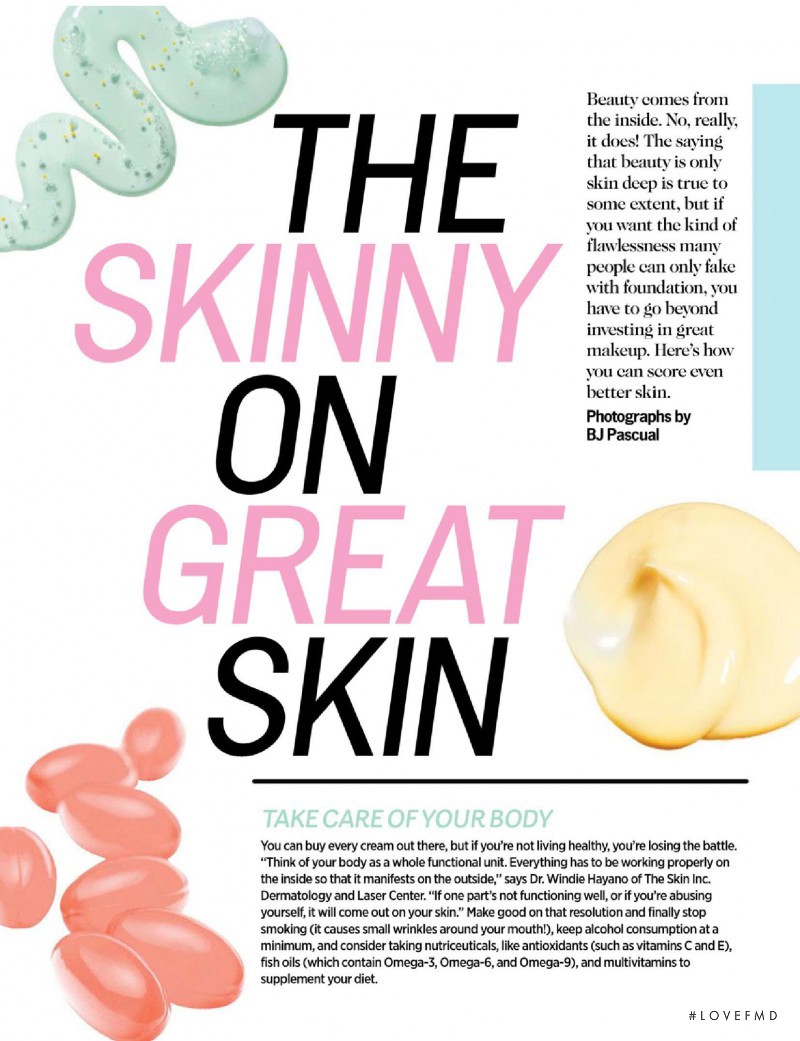 The Skinny On Great Skin, January 2013