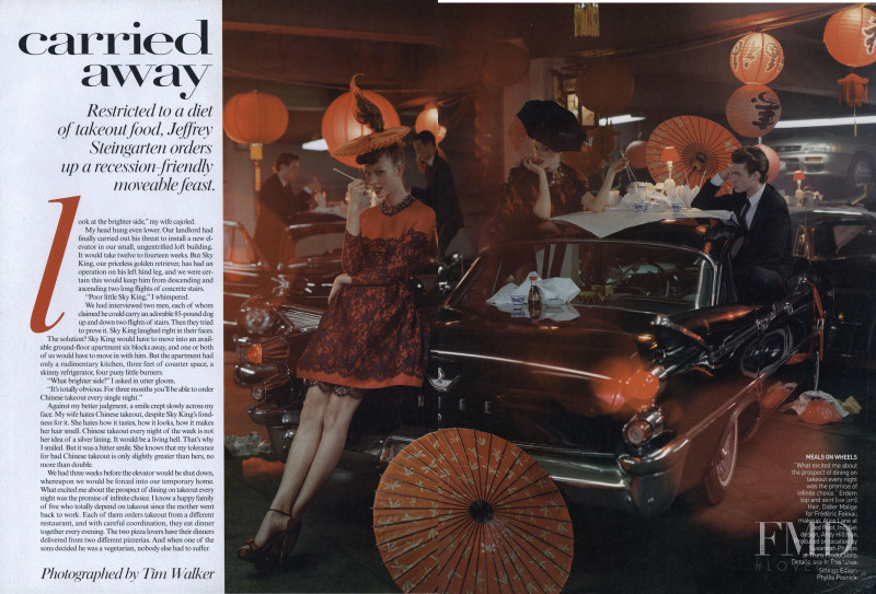 Coco Rocha featured in Carried Away, December 2009
