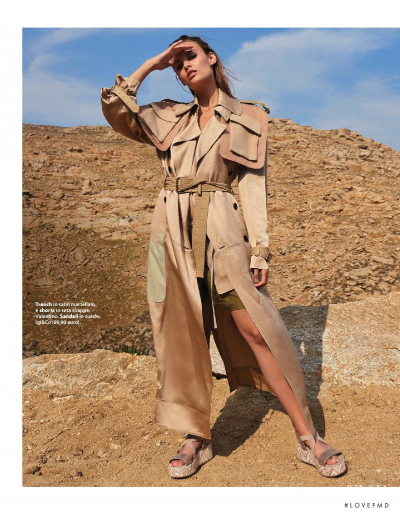 Lena Simonne featured in Nuovo Safari, August 2018