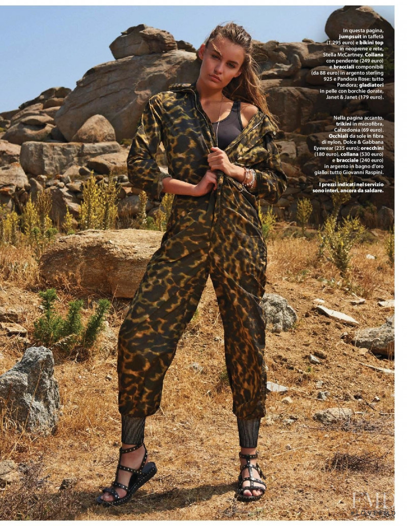 Lena Simonne featured in Nuovo Safari, August 2018