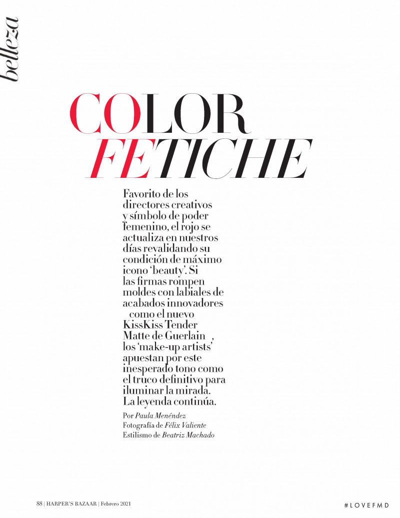 Belleza: Color Valiente, February 2021