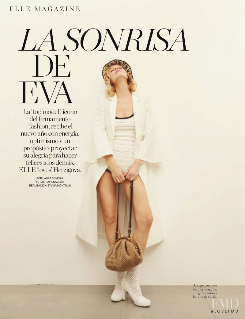 Eva Herzigova featured in La Sonrisa De Eva, January 2021