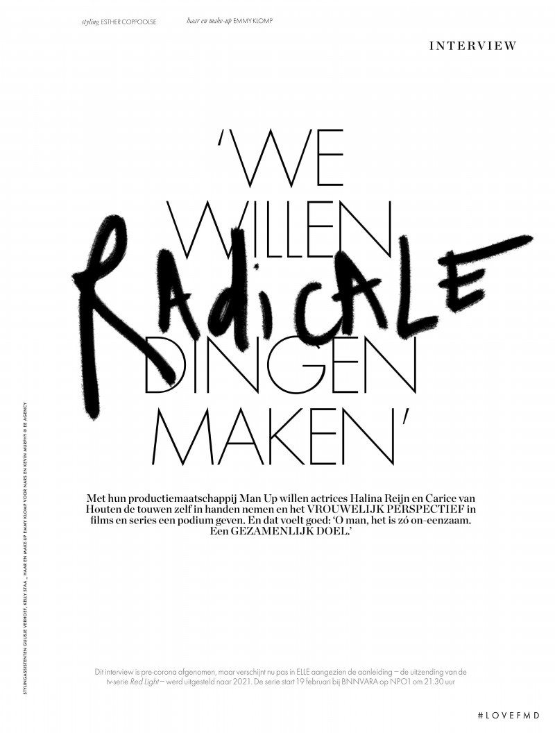 We Willen Radicale Dingen Maken, January 2021