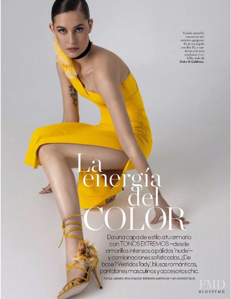 Nadja Bender featured in La energia del Color, April 2021
