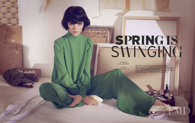 Agnes Nabuurs featured in Spring Is Swinging, February 2013