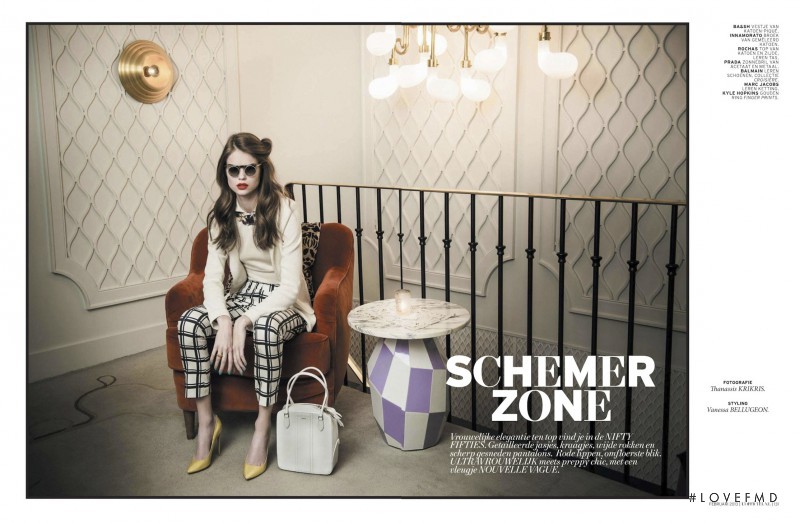 Estelle Yves featured in Schemer Zone, February 2013