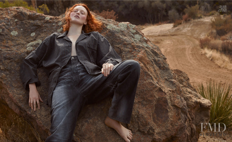 Karen Elson featured in California Dreaming, March 2021