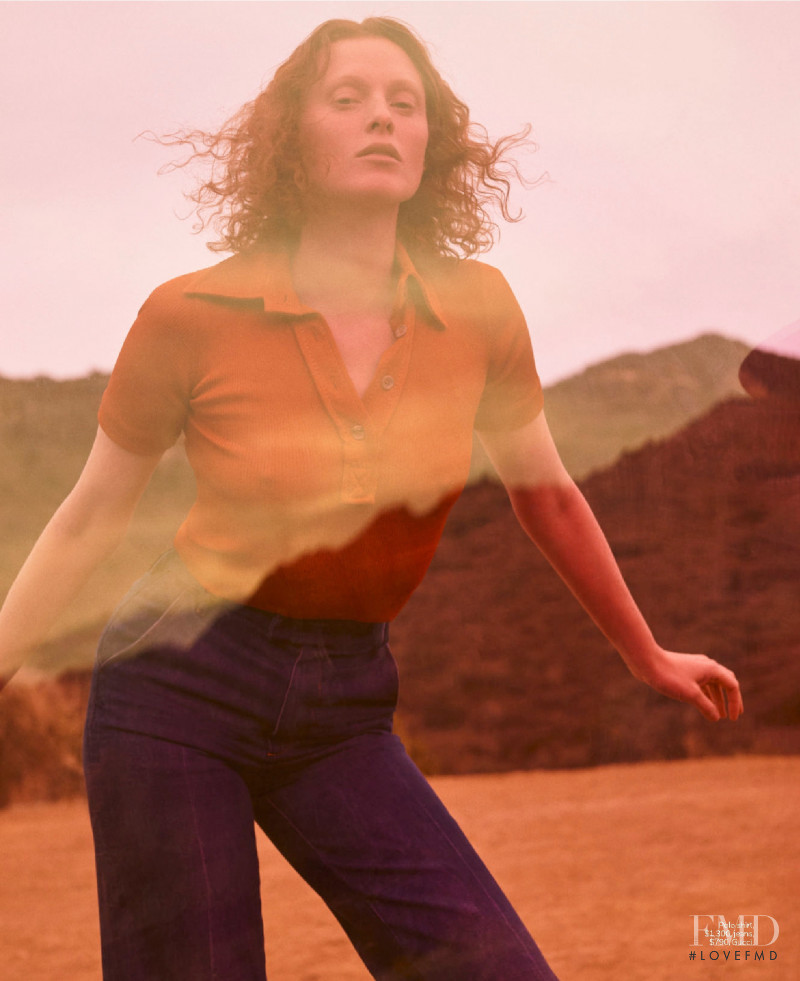 Karen Elson featured in California Dreaming, March 2021