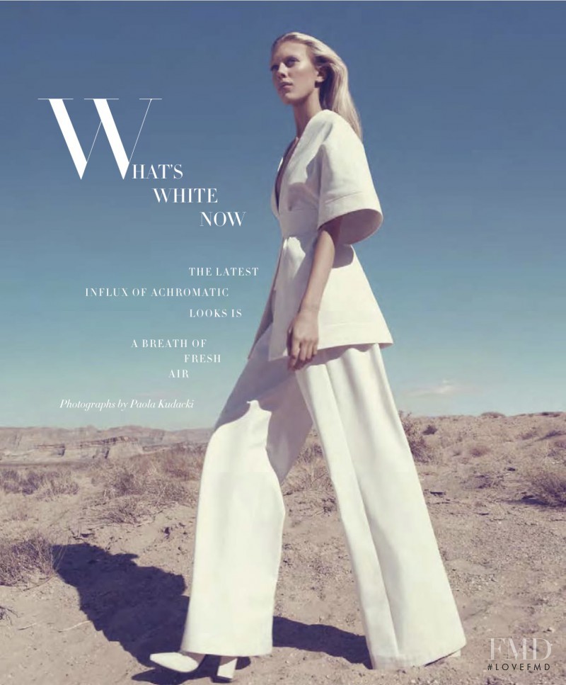 Juliana Schurig featured in What\'s White Now, February 2013