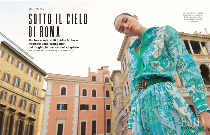 Sanne de Roo featured in Sotto Il Cielo Di Roma, February 2021