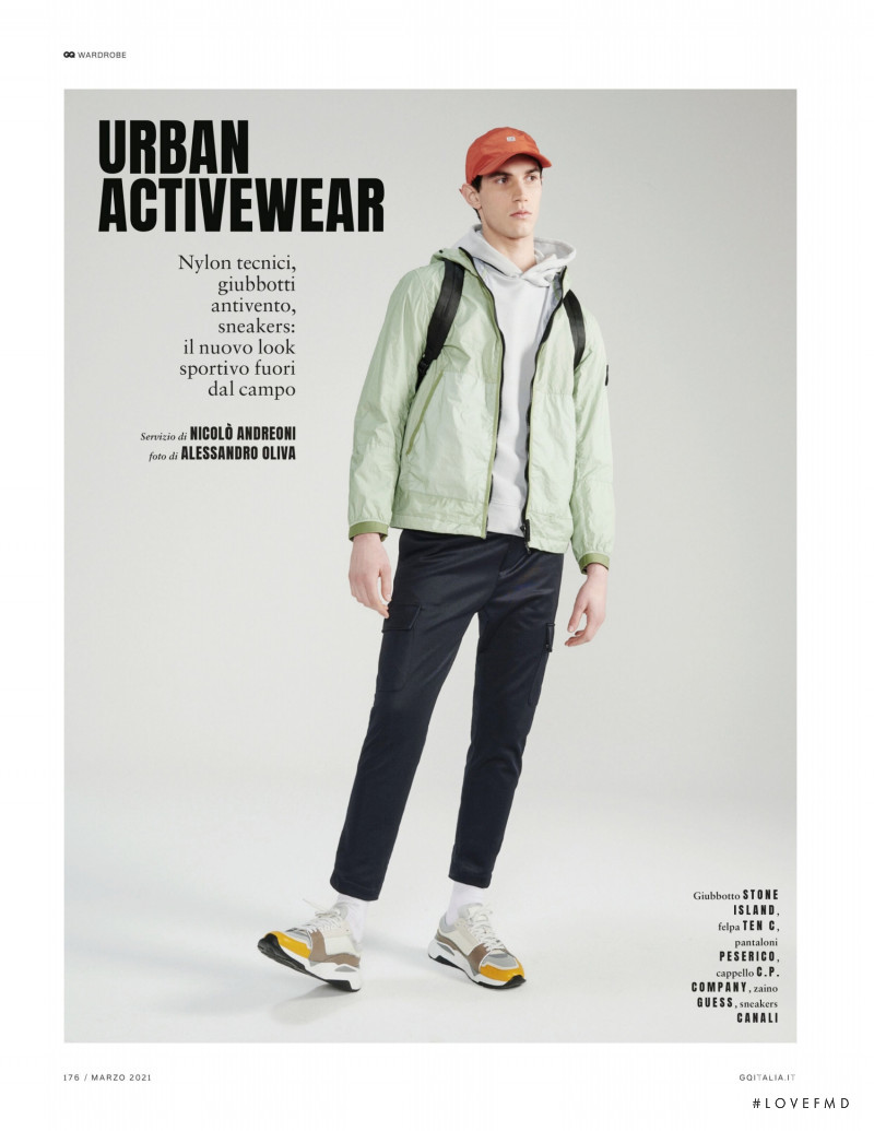 Marco Bozzato featured in Urban Activewear, March 2021