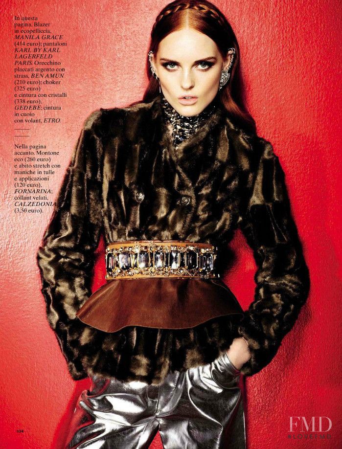 Karoline Bjørnelykke featured in Allure Fatale, January 2013