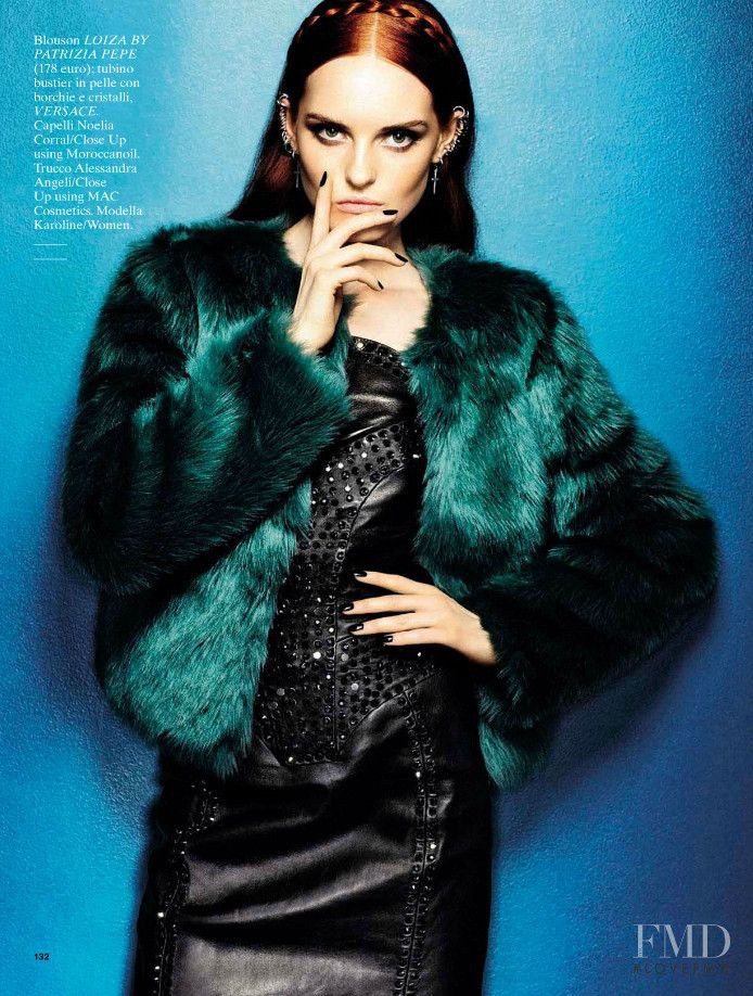 Karoline Bjørnelykke featured in Allure Fatale, January 2013