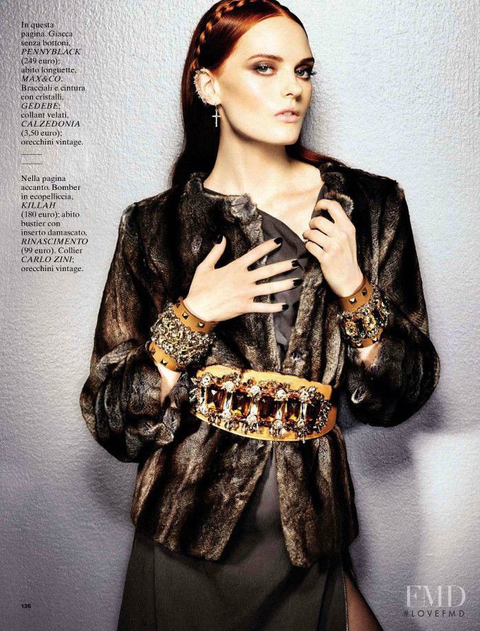 Karoline Bjørnelykke featured in Allure Fatale, January 2013