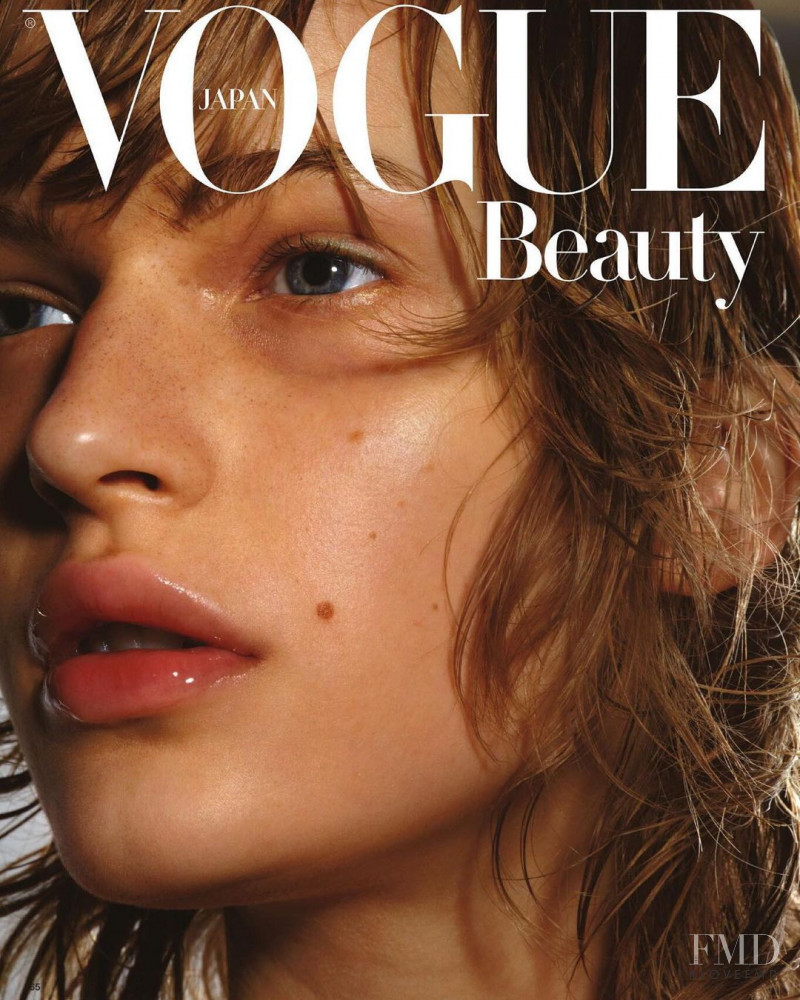 Aivita Muze featured in Vogue Beauty: Striking Skin, May 2021