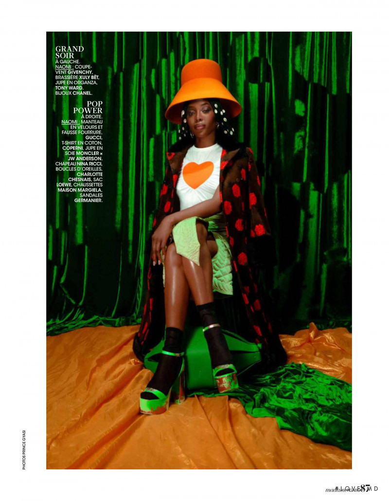 Naomi Campbell featured in L\'Odyssee de Naomi, March 2021