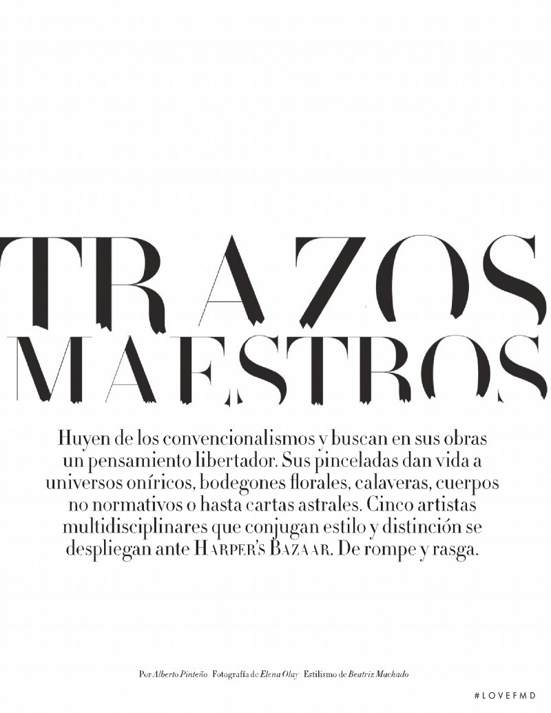 Trazos Maestros, April 2021