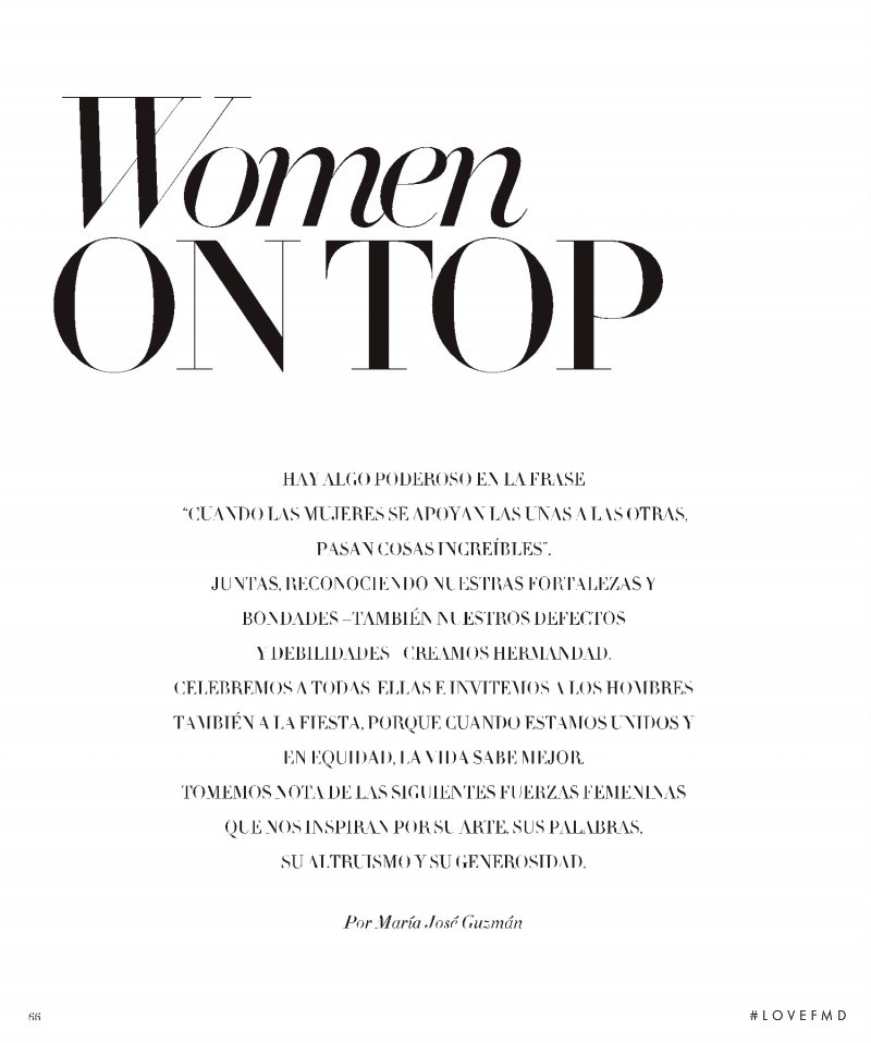 Women On Top, March 2021