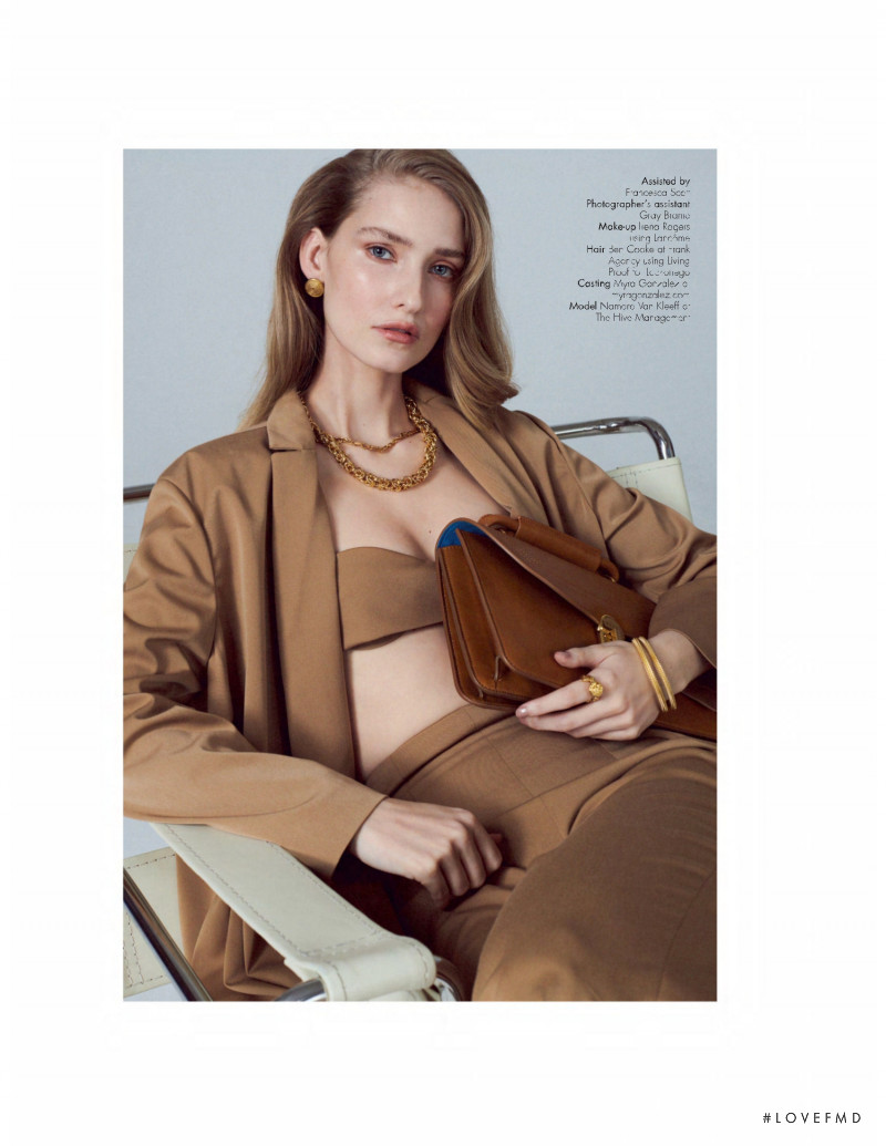 Namara Van Kleeff featured in Lady Luxe, April 2021