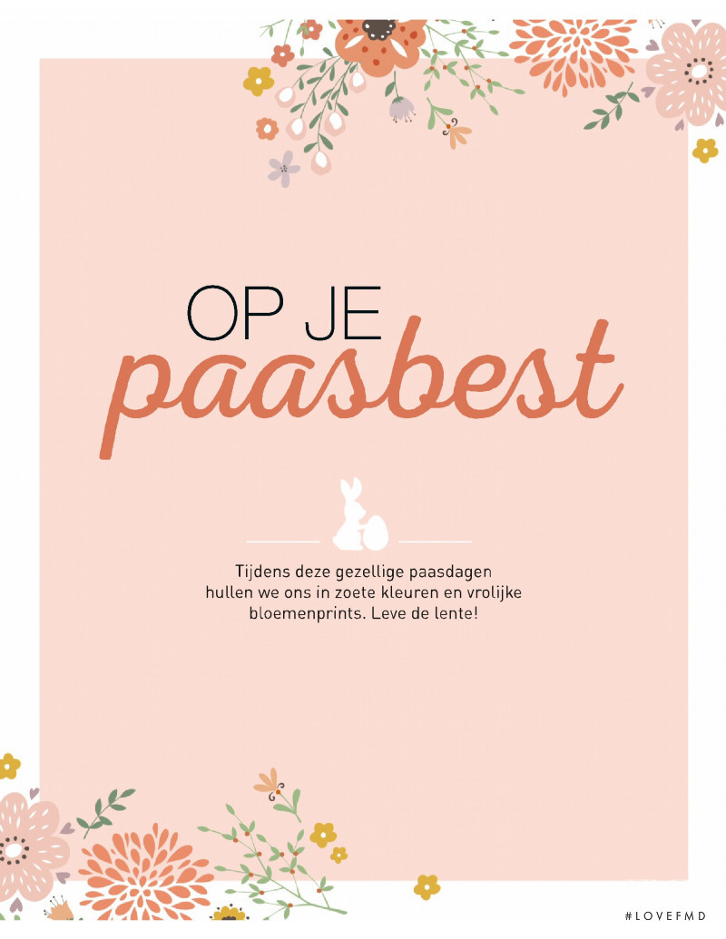 Op je paasbest, March 2021