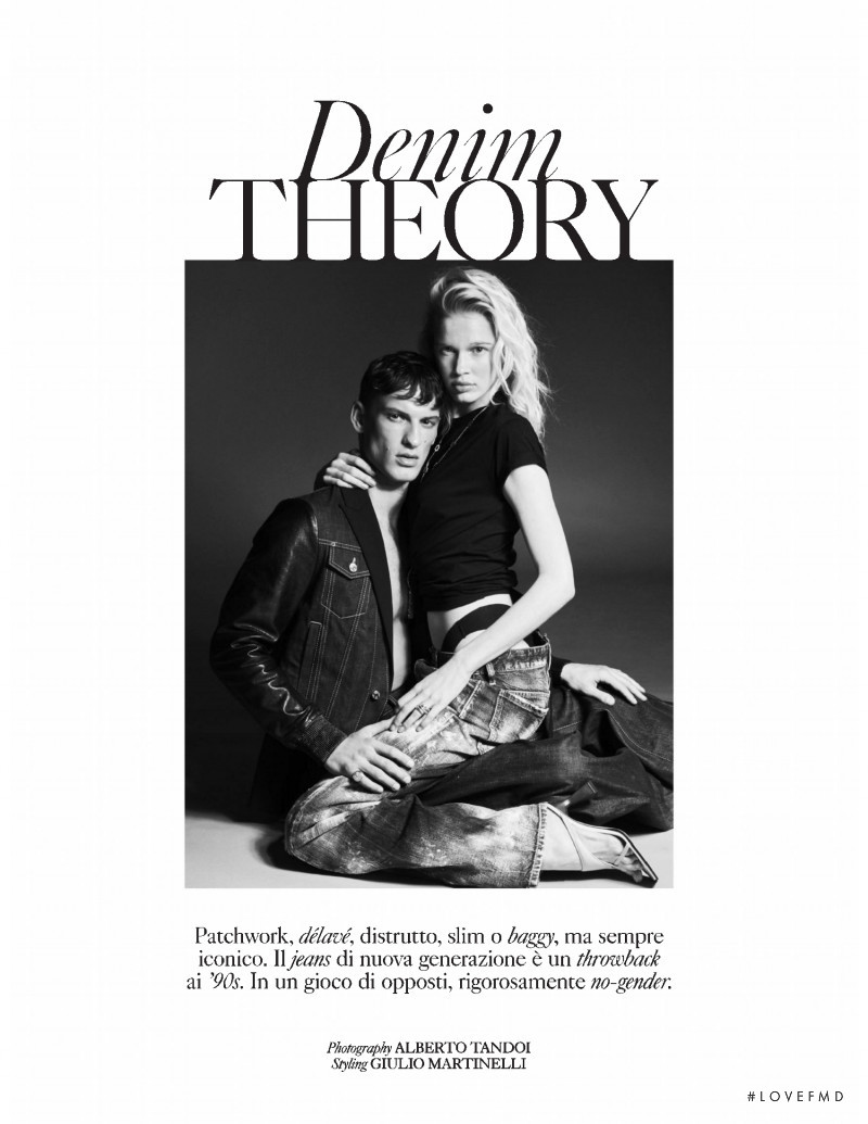 Fien Kloos featured in Denim Theory, March 2021