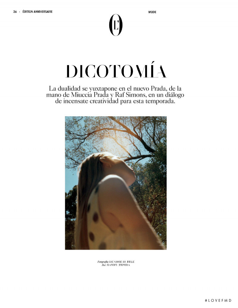 Alejandra Velasco featured in Dicotomia, March 2021