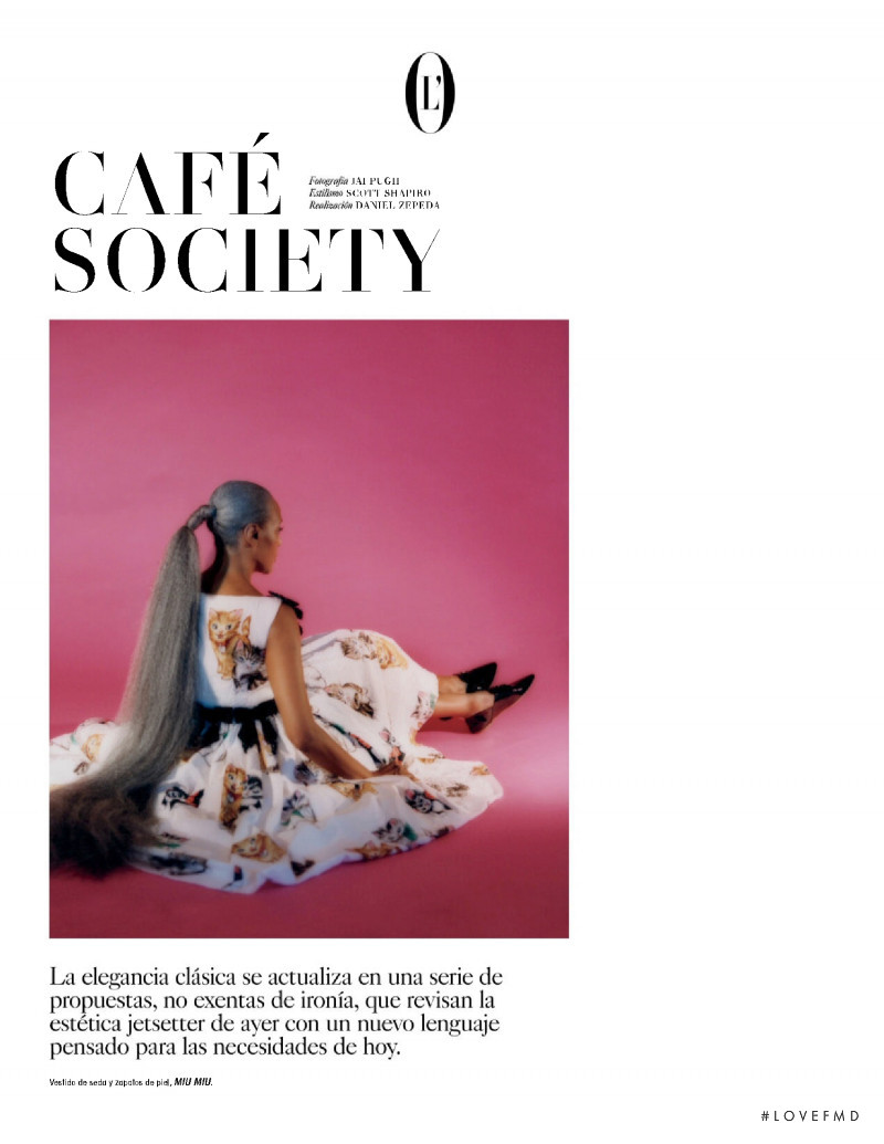 Coco Mitchell featured in Café Society, March 2021