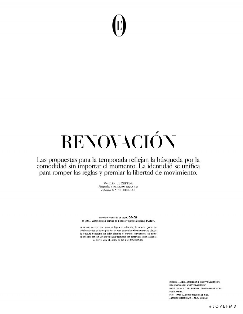 Renovacion, March 2021