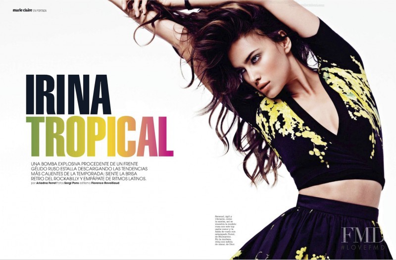 Irina Shayk featured in Irina Tropical, March 2012