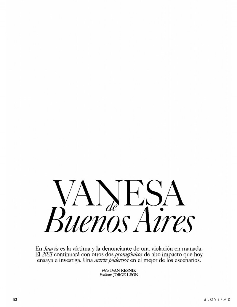 Vanesa de Buenos Aires, March 2021