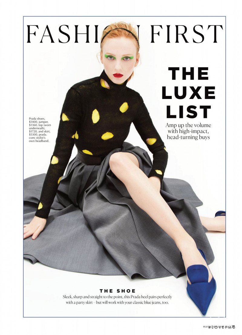 Madison Stubbington featured in The Luxe List, April 2021