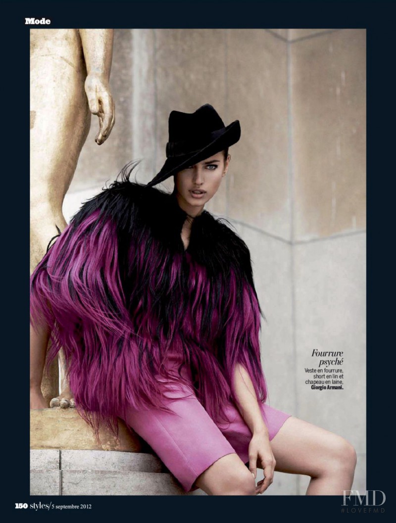 Irina Shayk featured in Revue de saison, September 2012