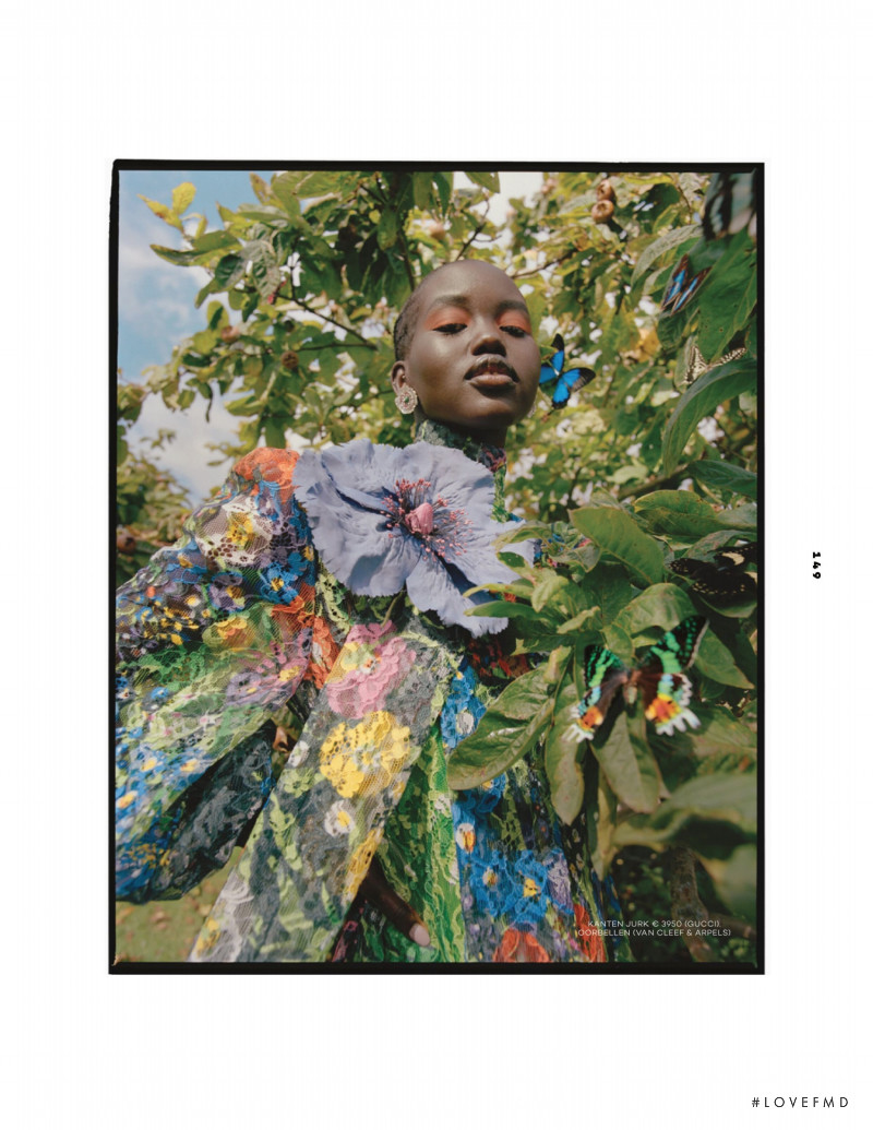 Adut Akech Bior featured in Spring feels, April 2021