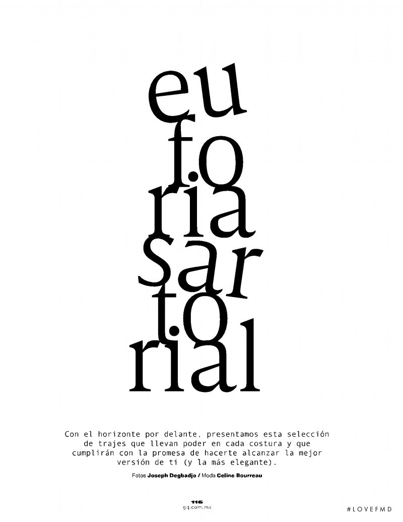 Euforia Sartorial, April 2021