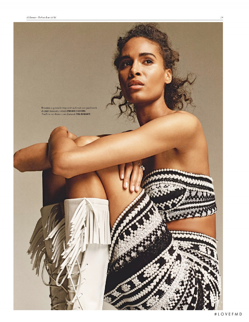 Cindy Bruna featured in Lo stile secondo Cindy, April 2021