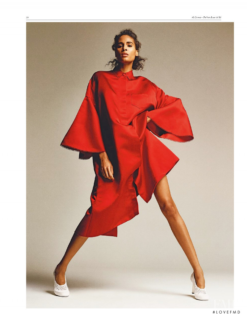 Cindy Bruna featured in Lo stile secondo Cindy, April 2021