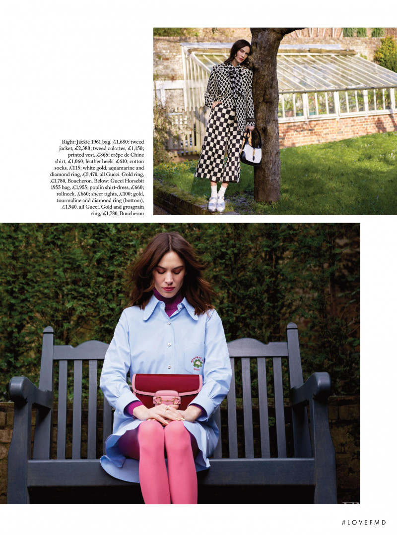 Alexa Chung featured in Colour My World, May 2021