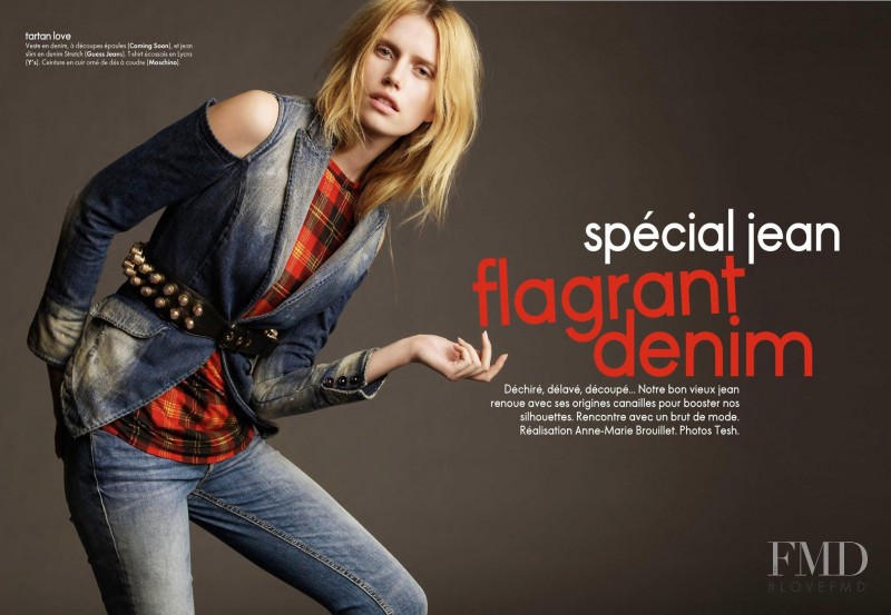 Cato van Ee featured in Flagrant Denim, February 2011