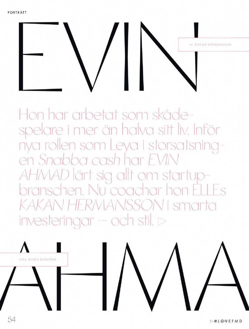 Evin Ahmad, May 2021