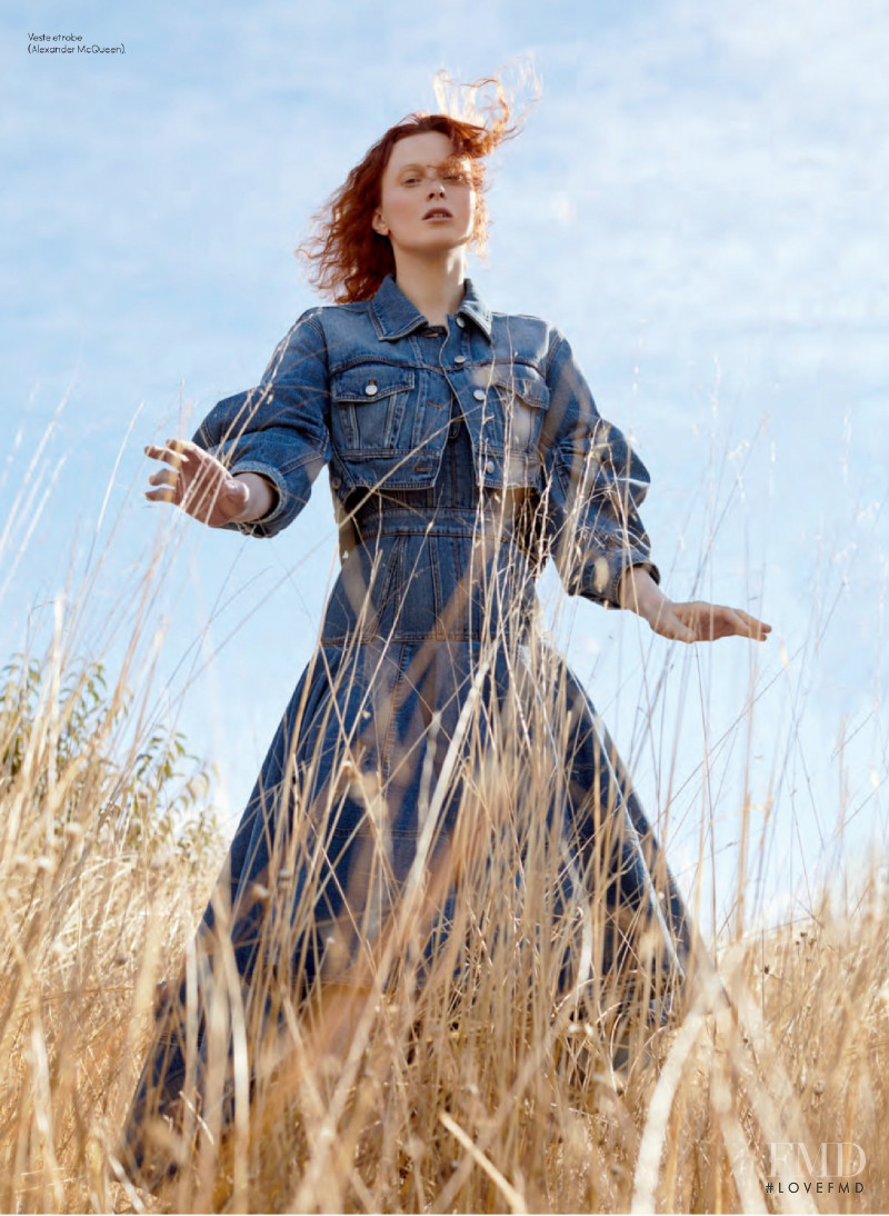 Karen Elson featured in Sous le soleil, May 2021